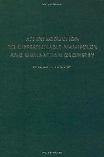 9780121160500: Introduction to Differentiable Manifolds and Riemannian Geometry