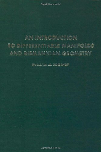 Imagen de archivo de An Introduction to Differentiable Manifolds and Riemannian Geometry a la venta por Better World Books