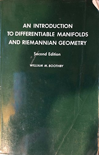 Imagen de archivo de An Introduction to Differentiable Manifolds and Riemannian Geometry. Second edition a la venta por Zubal-Books, Since 1961