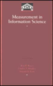 Measurement in information science