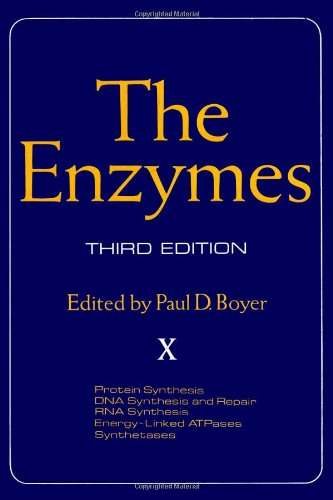 Beispielbild fr The Enzymes (Volume 10): Protein Synthesis/DNA Synthesis and Repair/RNA Synthesis/Energy-Linked ATPases/Synthetases zum Verkauf von Anybook.com