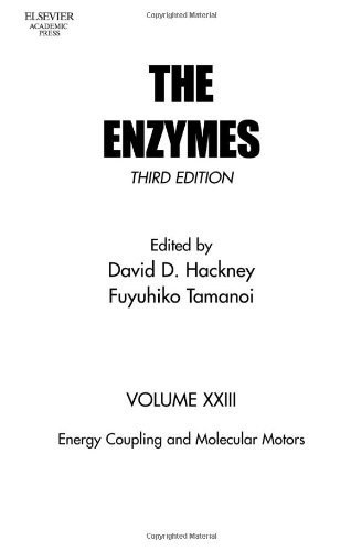 Stock image for Energy Coupling and Molecular Motors, Volume 23, Third Edition (The Enzymes) for sale by Zubal-Books, Since 1961