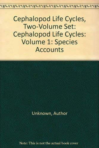 9780121230012: Species Accounts (v. 1) (Cephalopod Life Cycles)