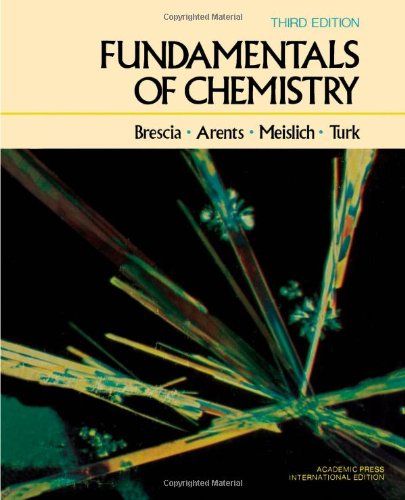 9780121323325: Fundamentals of Chemistry