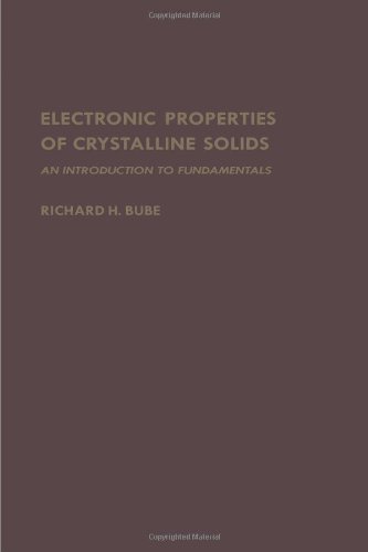 9780121385507: Electronic Properties of Crystalline Solids: An Introduction to Fundamentals