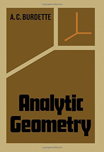 9780121422561: Analytic Geometry