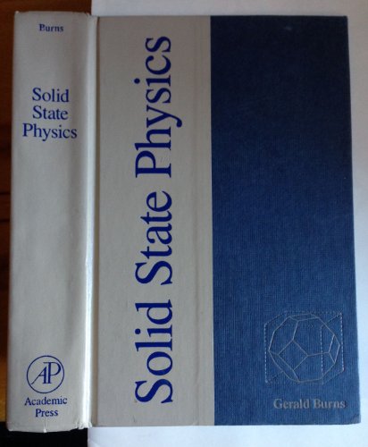 Beispielbild fr Solid State Physics zum Verkauf von Lost Books