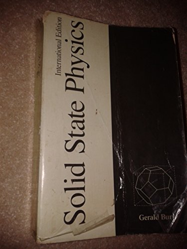 Imagen de archivo de Solid State Physics a la venta por Anybook.com