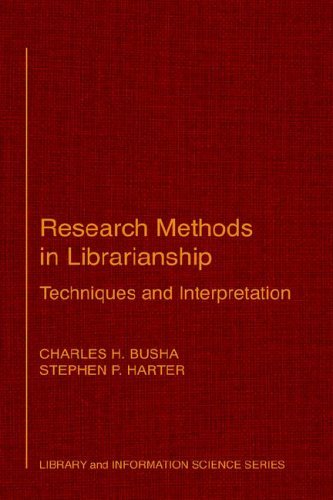 9780121475505: Research Methods in Librarianship: Techniques and Interpretation