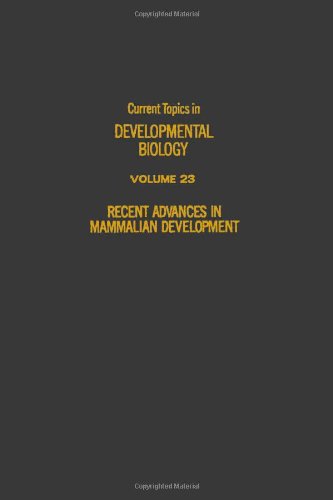 Stock image for CURRENT TOPICS IN DEVELOPMENTAL BIOLOGY: VOL 23: RECENT ADVANCES IN MAMMALIAN DEVELOPMENT. for sale by Cambridge Rare Books
