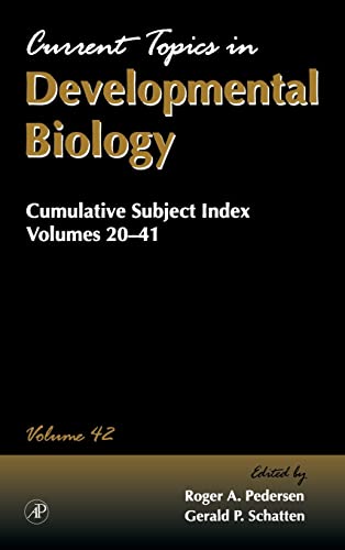 9780121531423: Cumulative Subject Index (Volume 42) (Current Topics in Developmental Biology, Volume 42)
