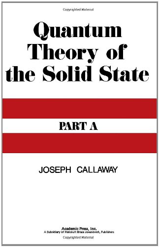 9780121552015: QUANTUM THEORY OF THE SOLID STATE A: Pt. A