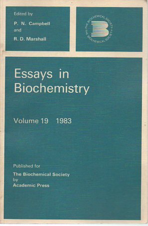 Stock image for Essays in Biochemistry, Volume 19, 1983 for sale by PsychoBabel & Skoob Books