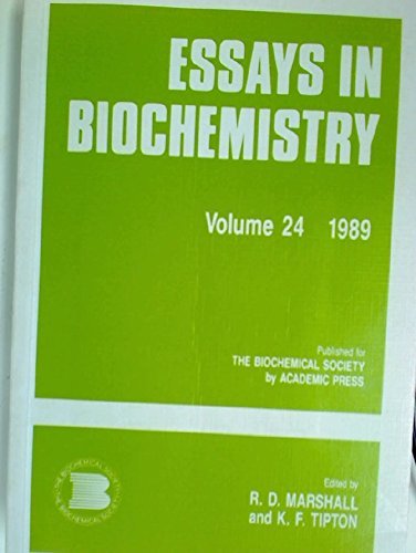 9780121581244: Essays in Biochemistry: v. 24