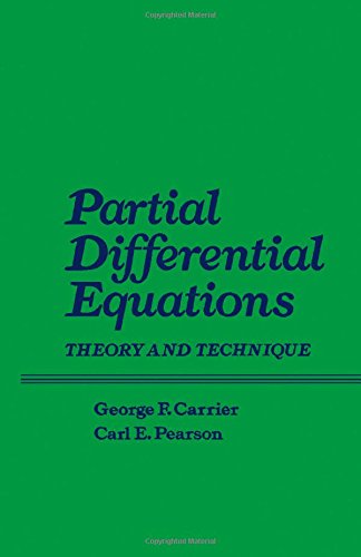 Imagen de archivo de Carrier Partial Diff Equations a la venta por Better World Books