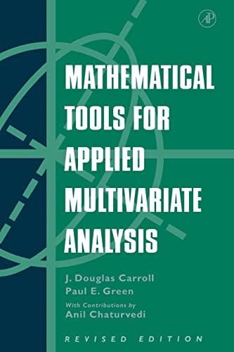 9780121609559: Mathematical Tools for Applied Multivariate Analysis