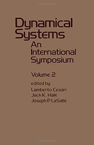 Stock image for Dynamical Systems. An International Symposium. Volume 2 for sale by Zubal-Books, Since 1961