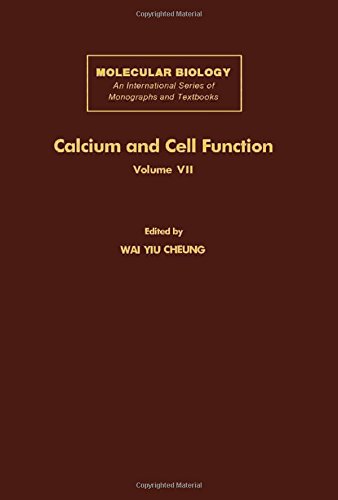 Beispielbild fr Calcium and Cell Function (Volume VII) zum Verkauf von Bookmarc's