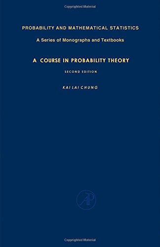 Beispielbild fr A Course in Probability Theory zum Verkauf von Better World Books