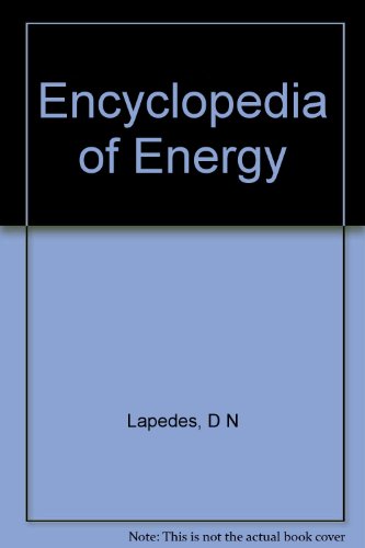 Imagen de archivo de Encyclopedia of Energy a la venta por dsmbooks