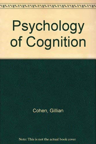 Beispielbild fr The Psychology of Cognition zum Verkauf von Anybook.com