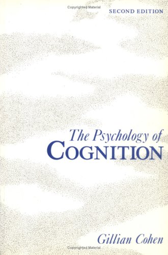 Beispielbild fr The Psychology of Cognition zum Verkauf von Anybook.com