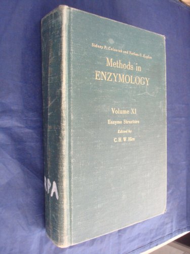 Beispielbild fr Enzyme Structure, Volume 11: Volume 11: Enzyme Structure (Methods in Enzymology, V011) zum Verkauf von Orca Knowledge Systems, Inc.