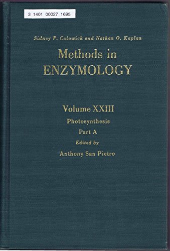 Methods in Enzymology, Vol. XXIII: Photosynthesis, Part A