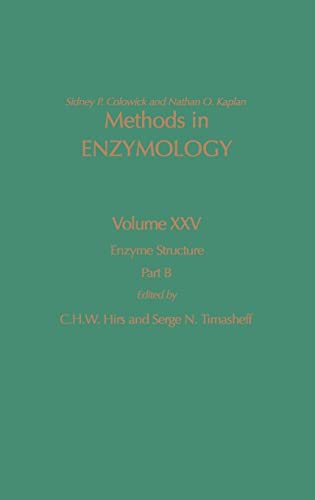 9780121818883: Enzyme Structure, Part B: Volume 25: Enzyme Structure Part B (Methods in Enzymology, Volume 25)