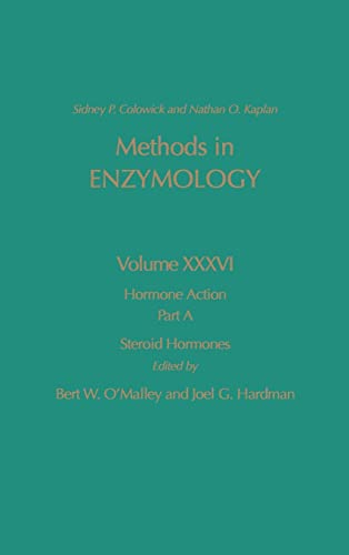 9780121819361: Hormone Action, Part A, Steroid Hormones (Volume 36) (Methods in Enzymology, Volume 36)