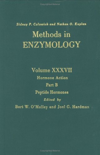 9780121819378: Hormone Action, Part B: Peptide Hormones: Volume 37 (Methods in Enzymology)