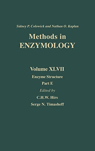 Beispielbild fr Enzyme Structure, Part E zum Verkauf von Better World Books