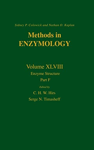 Beispielbild fr Enzyme Structure; Part F: Volume 48: Enzyme Structure Part F zum Verkauf von Ria Christie Collections