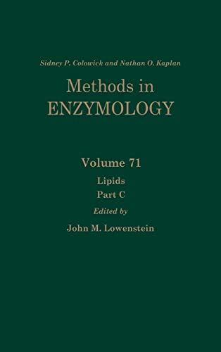 9780121819712: Lipids, Part C (Volume 71) (Methods in Enzymology, Volume 71)