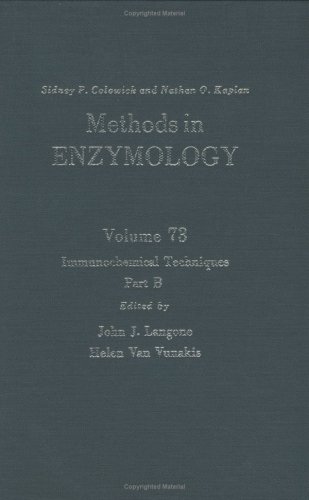 9780121819736: Immunochemical Techniques: v. 73, Pt. B (Methods in Enzymology)