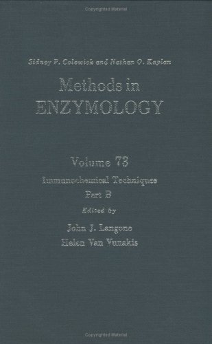 Stock image for Immunochemical Techniques, Part B, Volume 73: Volume 73: Immunochemical Techniqies Part B (Methods in Enzymology) for sale by Wonder Book