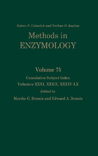 Beispielbild fr Cumulative Subject Index, Volumes 31, 32 & 34-60, Volume 75: Volume 75: Cumulative Subject Index, Volumes 31, 32 and 34-60 (Methods in Enzymology) zum Verkauf von Zubal-Books, Since 1961