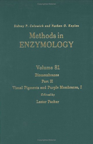 Imagen de archivo de Biomembranes, Part H: Visual Pigments and Purple Membranes, I, Volume 81: Volume 81: Biomembranes Part H (Methods in Enzymology) a la venta por Orca Knowledge Systems, Inc.