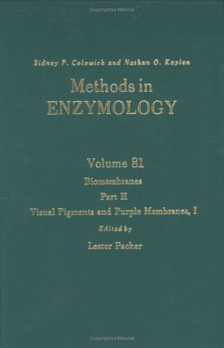 9780121819811: Biomembranes, Part H: Visual Pigments and Purple Membranes, I: Volume 81 (Methods in Enzymology)