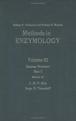 Beispielbild fr Enzyme Structure, Part I (Volume 91) (Methods in Enzymology, Volume 91) zum Verkauf von Phatpocket Limited