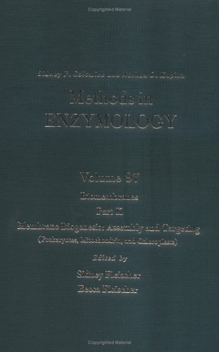 Beispielbild fr Methods in Ezymology, Volume 97, Biomembranes, Part K: Membrane Biogenesis: Assembly and Targeting (Prokaryotes, Mitochondria, and Chloroplasts) zum Verkauf von Zubal-Books, Since 1961
