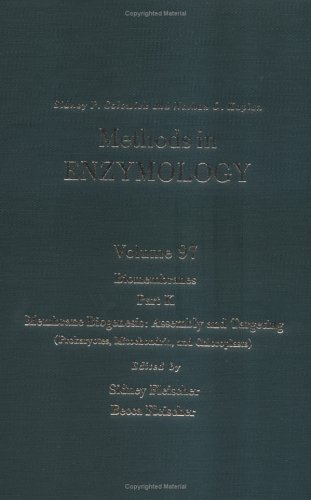 Stock image for Methods in Ezymology, Volume 97, Biomembranes, Part K: Membrane Biogenesis: Assembly and Targeting (Prokaryotes, Mitochondria, and Chloroplasts) for sale by Zubal-Books, Since 1961