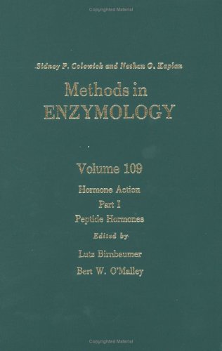 Stock image for Hormone Action, Part I: Peptide Hormones (Volume 109) (Methods in Enzymology, Volume 109) for sale by Phatpocket Limited