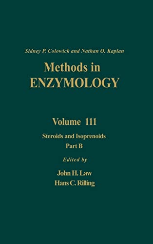 Stock image for Steroids and Isoprenoids, Part B (Volume 111) (Methods in Enzymology, Volume 111) for sale by Phatpocket Limited