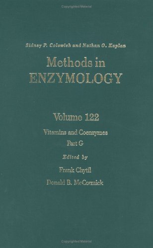Imagen de archivo de Methods in Enzymology, Volume 122: Vitamins and Coenzymes, Part G a la venta por Zubal-Books, Since 1961