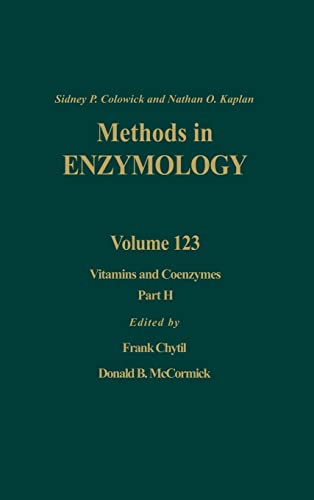 9780121820237: Vitamins and Coenzymes, Part H (Volume 123) (Methods in Enzymology, Volume 123)