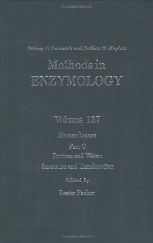 Stock image for Methods in Enzymology, Volume 127: Biomembranes, Part O: Protons and Water: Structure and Translocation for sale by Zubal-Books, Since 1961