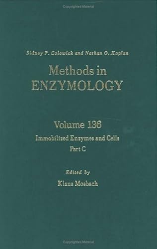 Stock image for Immobilized Enzymes and Cells, Part C, Volume 136 (Methods in Enzymology) for sale by Zubal-Books, Since 1961