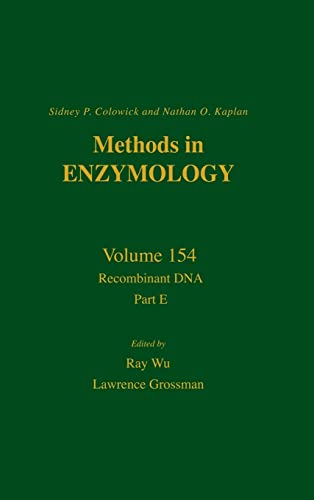 Beispielbild fr Recombinant DNA, Part E (Volume 154) (Methods in Enzymology, Volume 154) zum Verkauf von Wonder Book