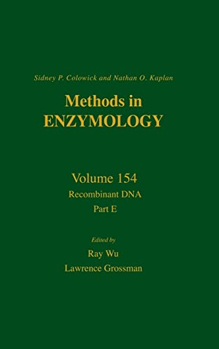 Stock image for Recombinant DNA, Part E (Volume 154) (Methods in Enzymology, Volume 154) for sale by Wonder Book